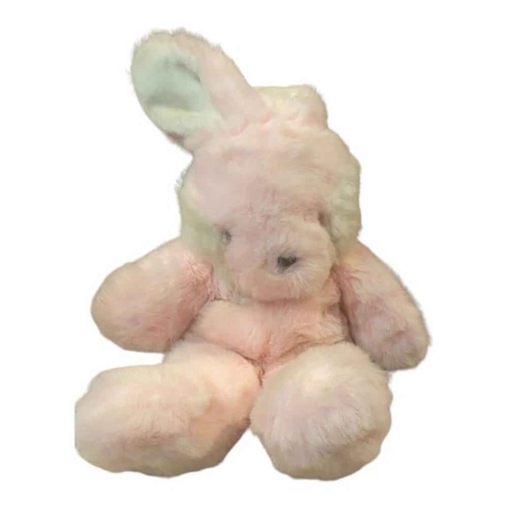 Vintage Happiness Zoo Pink White Bunny Rabbit 25 inches Floppy Ears